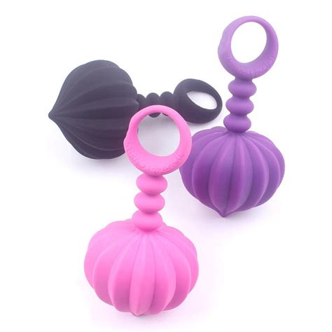 Huge Anal Ball Butt Plug Silicone Flexible Big Anal Beads Sex Toys