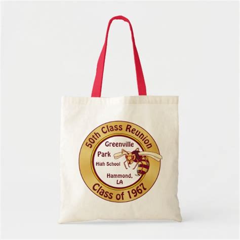Burgundy And Gold Class Reunion T Ideas Totes