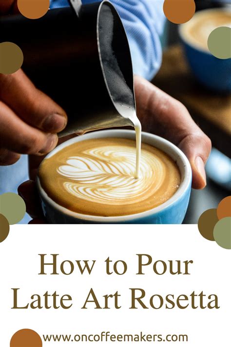 How To Pour Latte Art Rosetta