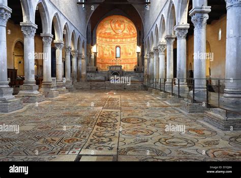 Friuli Venezia Giulia Aquileia The Basilica The Mosaic Floor Of The