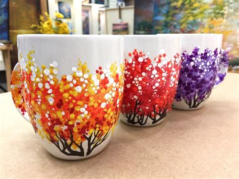 Painted Coffee Mugs Hand Painted Mugs Painted Cups Hand Painted