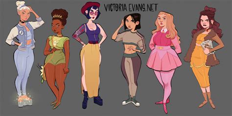 Artist Reimagined The Disney Princesses As Modern Teens And The Results