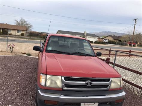 1999 Toyota Tacoma Single Cab 4 Cylinder 24 Motor Salvage Title For