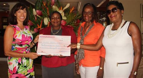 100 Women Who Care Donate To Raise Your Voice The Star St Lucia