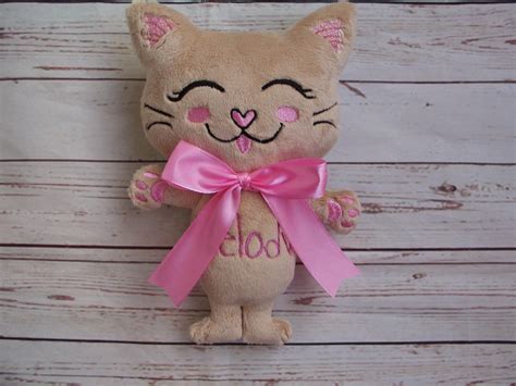 Kitty Stuffie Ith Embroidery Machine Pattern Ith Stuffie Etsy