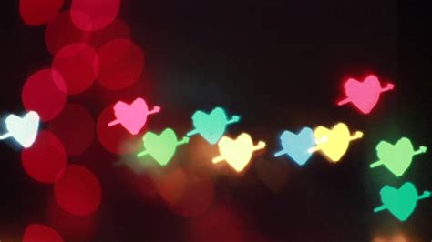 Beautiful Heart Shaped Bokeh Effects Love Bokeh Video Youtube