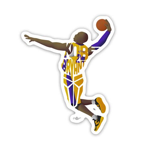 Kobe Bryant Sticker Pack Lakers Jersey Ph