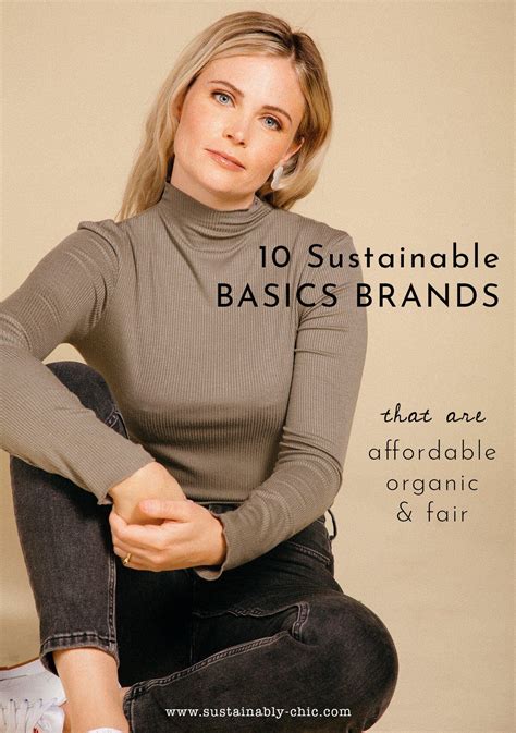 10 Sustainable Basics Brands That Are Affordable Organic And Fair