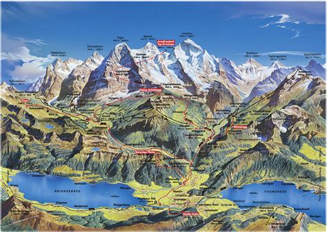 Interlaken Ski Map