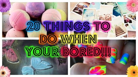 20 Things To Do When Your Bored Youtube
