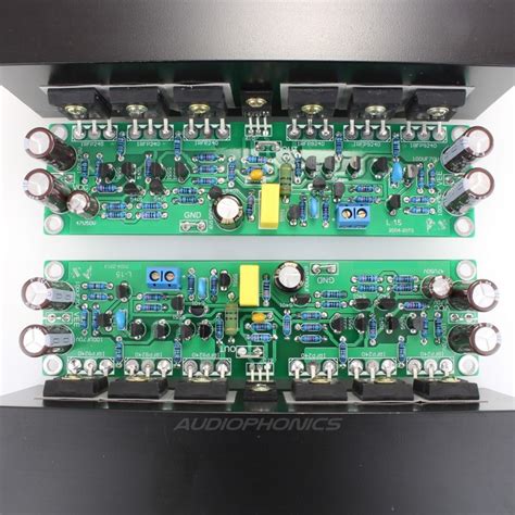 Lj L Mosfet Amplifier Boards W Ohm Mono Pair Audiophonics