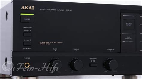 Akai Am 32 Stereo Vollverstärker Gebraucht Fein Hifi