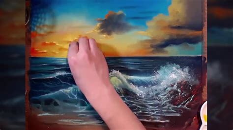 How To Draw An Ocean Wave In Colored Pencil Drawing The Soul Youtube