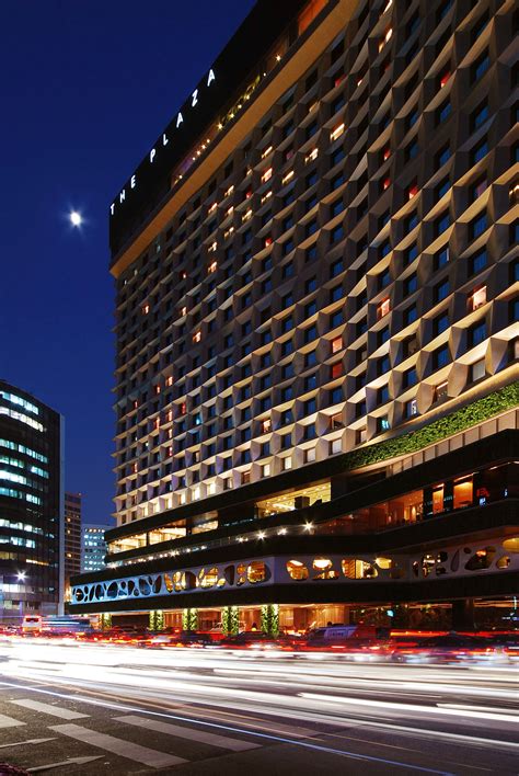 The Plaza Exterior Hotel Exterior Night Luxury Boutique Seoul