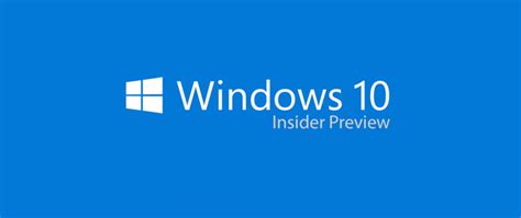 Workaround To Enable The Windows 10 Insiders Preview Build