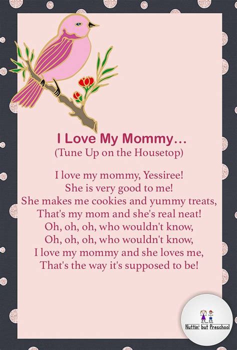 Such a sublime relationship would definitely reach its peak on an occasion such as mother's day. I Love My Mommy Children's Song in 2020 | Mothers day ...