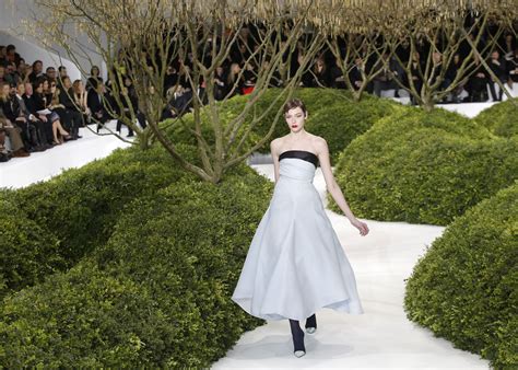 Raf Simons Makes His Dior Couture Garden Grow