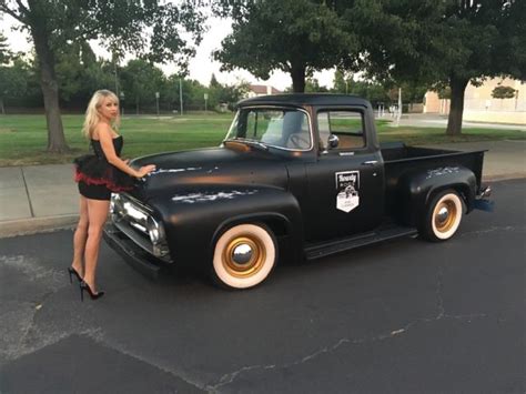 1956 Ford F100 Hot Rod Patina 302 V8 Ifs Loud And Sexy
