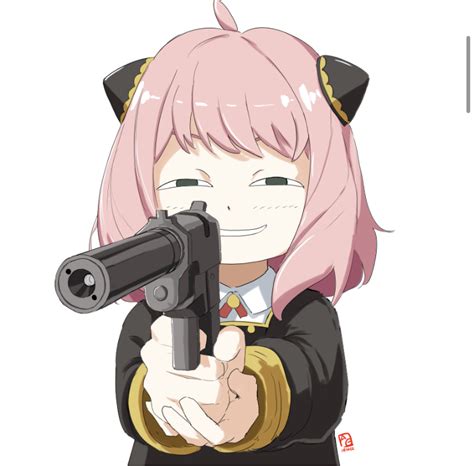 Anya With Gun Memes Imgflip