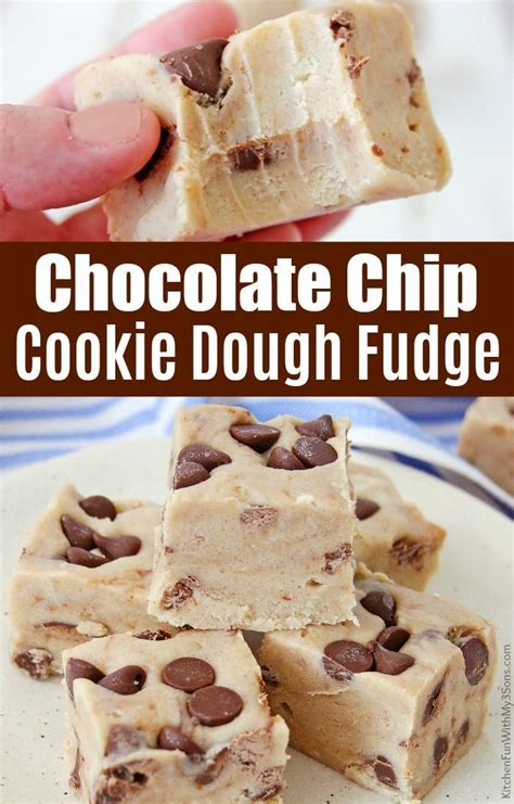 Chocolate Chip Cookie Dough Fudge Recipe If You Love Eating Cookie