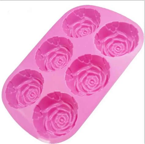 molde de silicona rosas para jabón repostería chocolate mercado libre