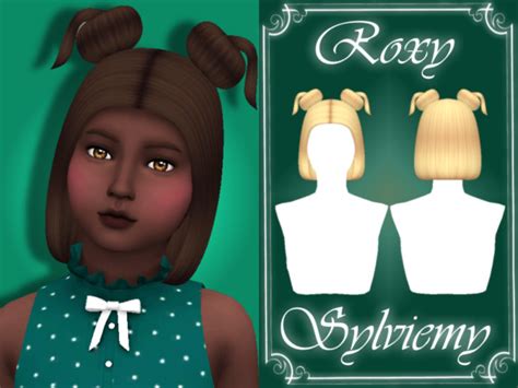 Roxy Hairstyle By Sylviemy The Sims Resource Sims 4 Hairs