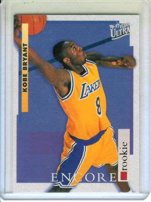 That are worth a combined $18.8 million, according to #6 kobe bryant. baycitysfinest : KOBE BRYANT 96-97 FLEER ULTRA ENCORE ROOKIE CARD LAKERS