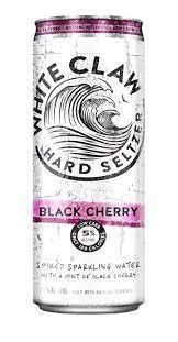 White Claw Black Cherry Hard Seltzer Oz Can Beverages U