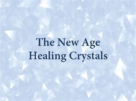 New Age Healing Crystals