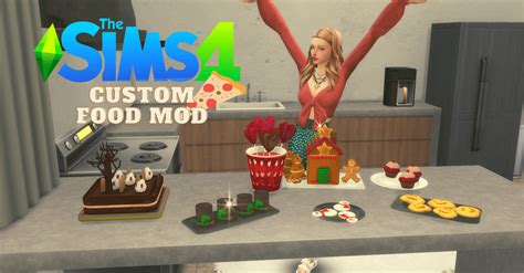 The Sims 4 Custom Food Mod In 2021 Sims 4 Sims Mod