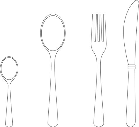Fabriquée en plastique, elle est très résistante. Des couverts ; dessin à imprimer | Cuisine dessin, Dessin ...
