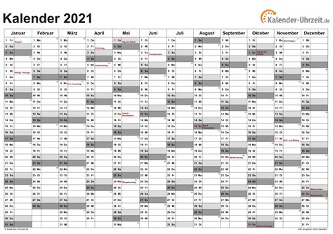 Kalender 2021 Planer Zum Ausdrucken A4 Excel Kalender 2021 Download