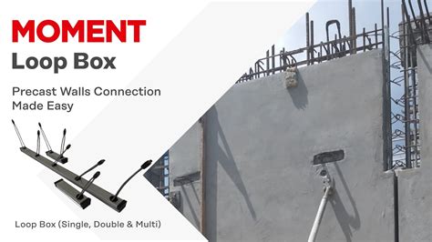 Innovative Precast Wall To Wall Connection Moment Loop Box Youtube