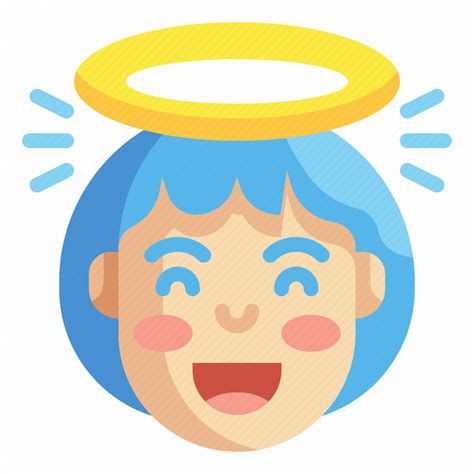Angel Emoji Emoticons Face Fairy Goddess Smileys Icon Download
