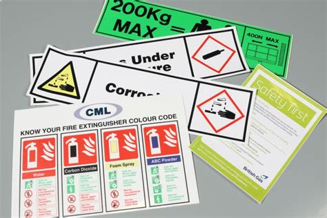 Health And Safety Stickers Custom Printed Warning Stickers