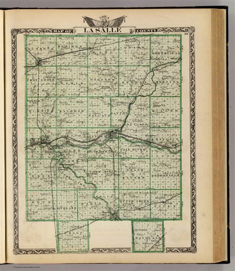 Map Of La Salle County David Rumsey Historical Map Collection