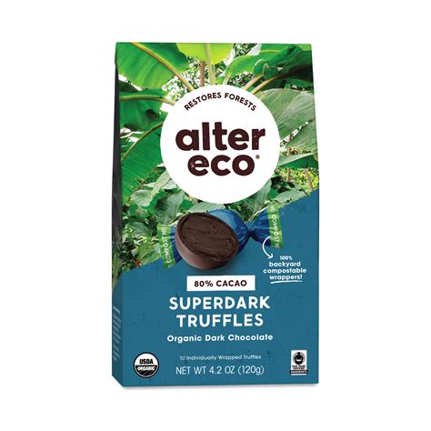 Alter Eco Organic Chocolate Truffles Superdark Thrive Market