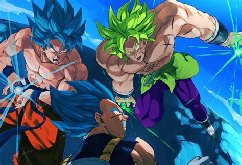 Vegito, the fusion of goku and vegeta. Goku & Vegeta vs Broly Fondo de pantalla HD | Fondo de ...