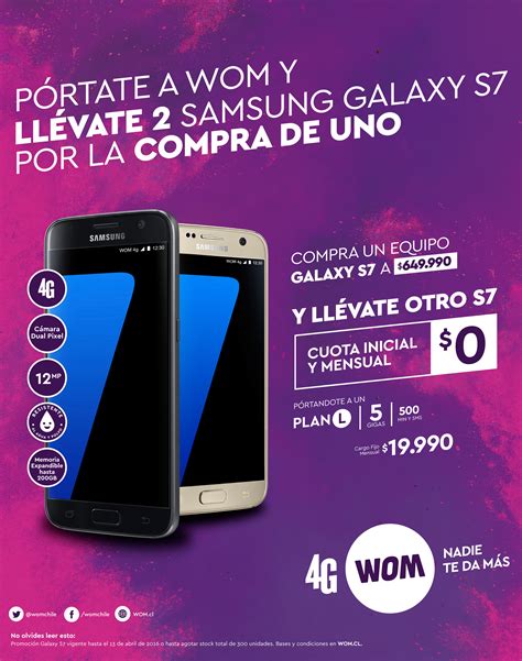Wom Lanza Una Nueva Promoción ¡pórtate A Wom Y Llévate Dos Samsung