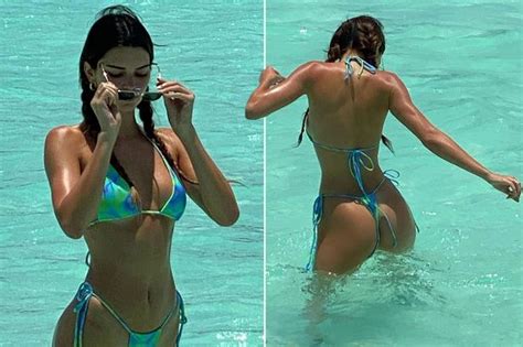 Kendall Jenner Flaunts Peachy Bum As She Transforms Into
