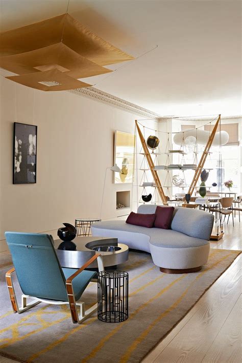 Living Room In London Gb By Waldo Studio Mid Century Modern Living