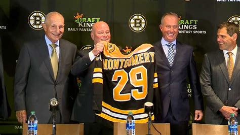 Bruins Formally Introduce Jim Montgomery As New Head Coach