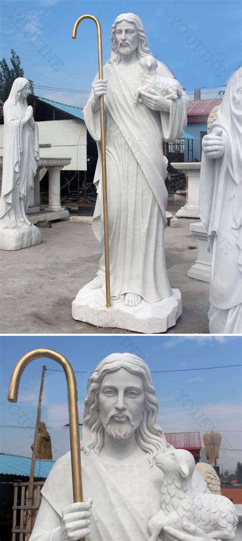 Large Marble Sculpture Outdoor Religious Garden Jesus