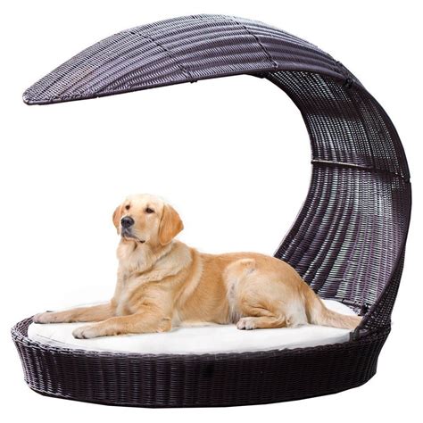 Refined Canine Outdoor Dog Chaise Lounger X Large Stylish Dog Beds