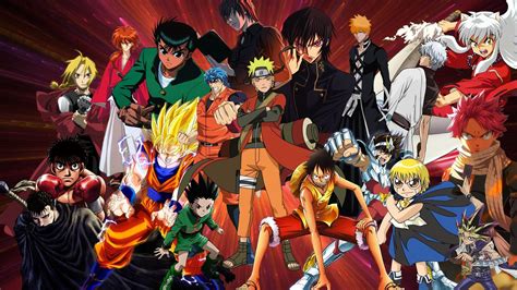 Todos Os Animes Shounen Juntos Wallpapers Hd Anime Personagens De Images And Photos Finder