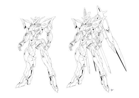 Gundam Bael Redesign Outline By Kanogawa92 On Deviantart