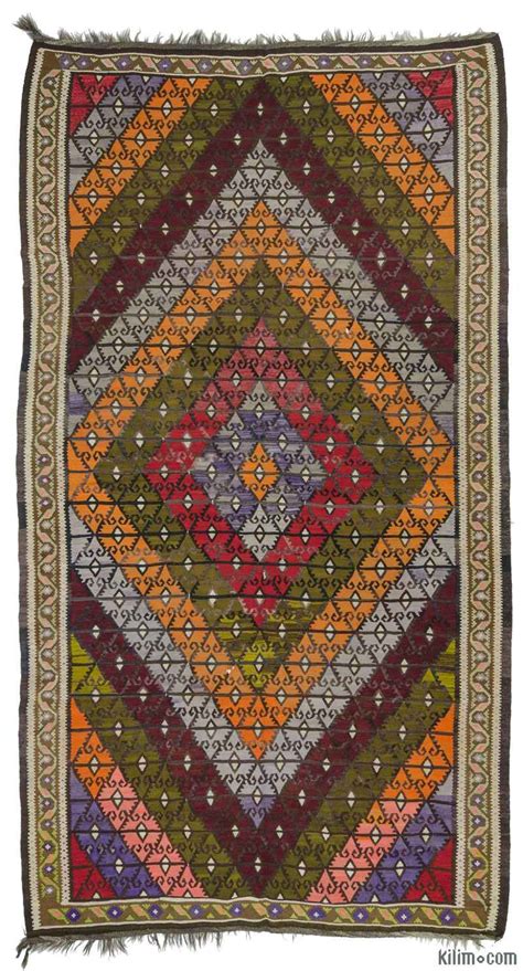 From the companies klim partners with, to the level of thought, research, and testing that goes into new. K0009721 Multicolor Vintage Bayburt Kilim Rug - 7'9'' x 12 ...