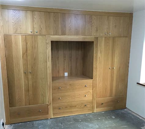 Solid Oak Fitted Wardrobes Monk Joinery