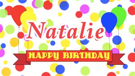 Happy Birthday Natalie Birthday Cards