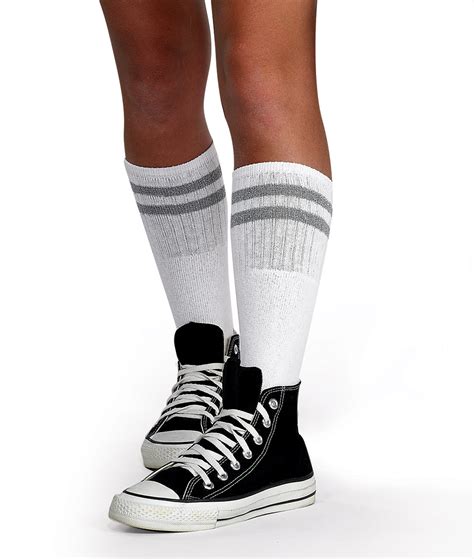 Metallic Stripe Socks Dance Costume Accessory A Wish Come True